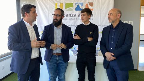 José Ramón Romero, Julián Bustelo, Luís Pérez Barral y José Carlos Vidal critican el anuncio de la subida del canon de Sogama