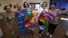 Laura M�guez, Patricia Su�rez, Salom� Doval, Ana Su�rez, Catalina Bouz�n y Josefa V�zquez.