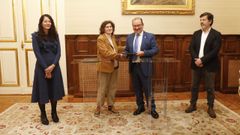 Mar�a Rozas, Goretti Sanmart�n, Antonio L�pez y Javier Ferreira participaron en la firma