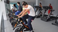Inauguraci�n del gimnasio, en marzo del 2011