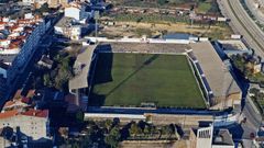 Foto aérea del antiguo estadio de Pasarón