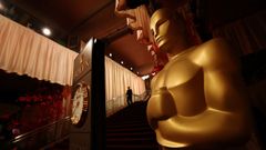 Una estatua de los premios �scar, en el teatro Dolby, donde se celebra la gala.