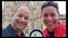 Los viajeros David Monteagudo y C�sar Sar