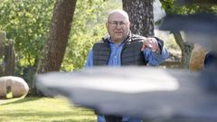 O escultor Manolo Paz f�lanos da s�a exposici�n en New York