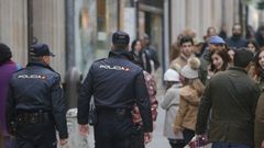 Imagen de archivo de agente de la polic�a de patrulla