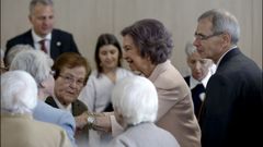 La visita de la Reina Sof�a a Padre Rubinos, en im�genes