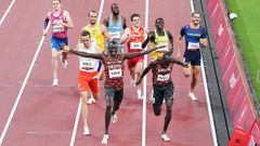 La final de los 800 metros, en im�genes