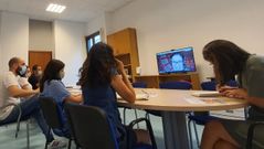 Reuni�n entre el Concello de Cabanas y el Fondo Galego de Cooperaci�n e Solidariedade