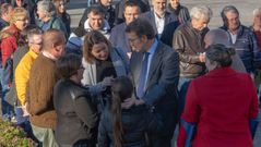 Feijoo se reuni� este lunes, en Salvaterra do Mi�o, con un grupo de viticultores de la comarca do Condado