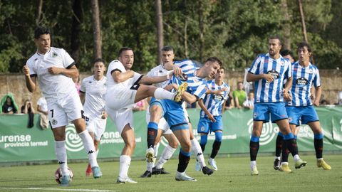 El Arenteiro y el Deportivo se enfrentaron en pretemporada en Espiedo