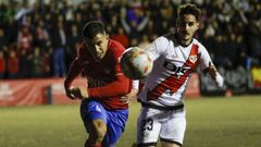 Atl�tico Saguntino.El Atl�tico Saguntino en un partido contra el Rayo Vallecano