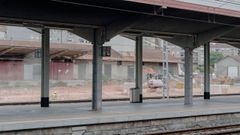 Estaci�n de tren de Ourense.