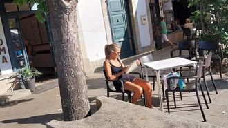 La ministra de Trabajo, Yolanda D�az, en Baiona