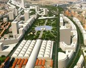 El plan (en la imagen, recreaci�n virtual) propon�a construir 16.000 viviendas, con 1,2 millones de metros cuadrados de oficinas.