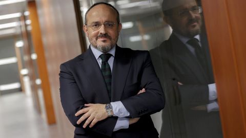 El presidente del PP cataln y candidato a las elecciones en Catalua, Alejandro Fernndez.