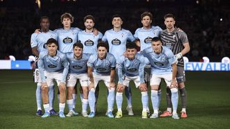 Equipo titular del Celta en el Camp Nou el mi�rcoles.