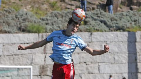 Aitor Ma�as, en su �poca de jugador del Juvenil A del Celta.
