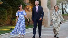 Los reyes vuelven a abrir Marivent en su recepci�n al cumplirse 50 a�os de residencia real