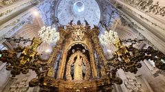 Virxe dos Ollos Grandes en la capilla de la Catedral de Lugo