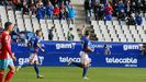 Saul Berjon Real Oviedo Tartiere Horizontal.Saul celebra su tanto frente al Lugo