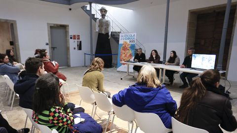 Foto de archivo de la presentaci�n de la edici�n de 2025 �Da Escola � Granxa� en O Vello C�rcere.
