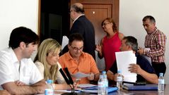 El gobierno de Vimianzo abandona la sala al t�rmino del primer pleno