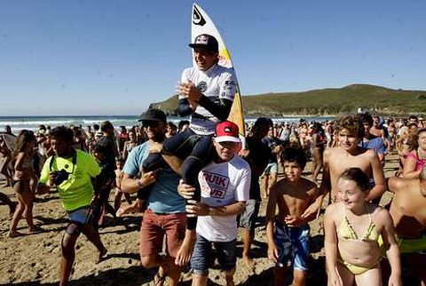 El italiano surfe� en Pant�n con mucha clase. 