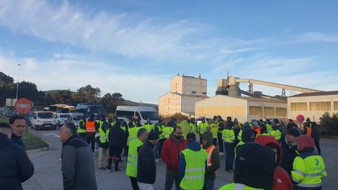 Huelga en Serveo, el pasado martes
