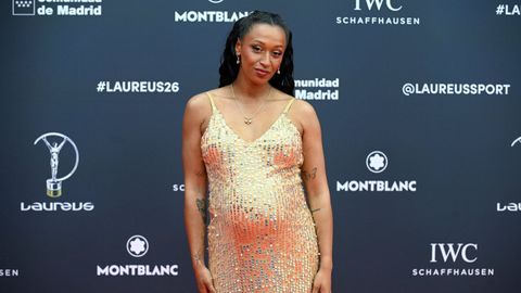 Ana Peleteiro, en abril durante la gala de entrega de los Laureus World Sports Awards 2026