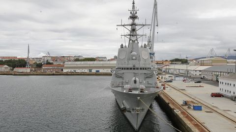 Fragata Mndez Nez en Navantia 