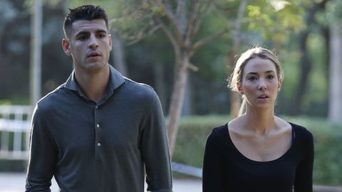 �lvaro Morata y Alice Campello, en una imagen de archivo juntos