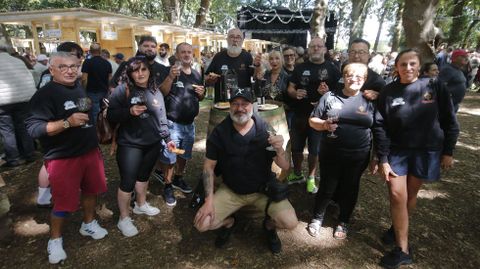 Una pe�a de amigos de Mondo�edo, este domingo en la Festa da Vendima da Ribeira Sacra