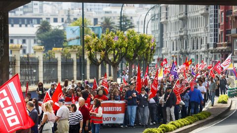 Manifestaci�n del 1 de mayo en A Coru�a