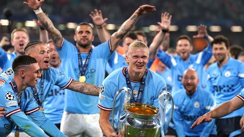 Manchester City.El Manchester City tras conquistar el triplete