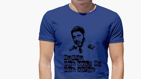 Imagen de una de las camisetas, vendidas en www.latostadora.com
