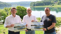 Un momento de la presentaci�n de la prueba, en la que intervinieron el delegado de la Xunta en Lugo, Javier Arias; el alcalde de O Incio, H�ctor Corujo; y el vicepresidente de la Federaci�n Galega de Pirag�ismo, Mart�n Carballo

