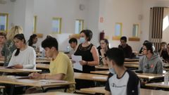 Imagen de la �ltima prueba de selectividad realizada en A Coru�a