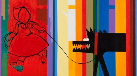 Detalle de pintura de Rodolfo Pico