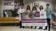 Presentaci�n de la carrera en el Hospital Comarcal de Valdeorras