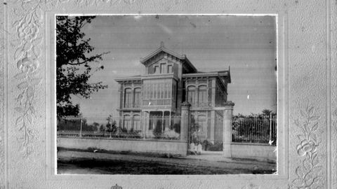 Fotograf�a antigua de la fachada del hotel