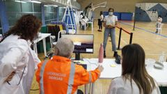 Vacunaci�n sin cita en el pabell�n deportivo universitario de Vigo
