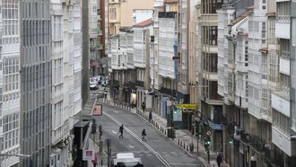 Imagen de archivo de la calle San Andrs de A Corua