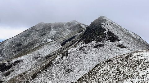 Neve e nboa esta fin de semana na parte alta de Penaboa