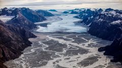 Imagen del derretimiento en el glaciar Sermeq, en Groenlandia