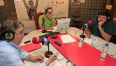Juan Juncal, Jorge Prieto y Crist�bal Dobarro participaron en un debate en Radio Voz Ferrol. 