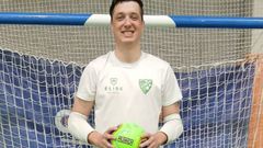 Petric Carvalho, portero brasileo del Praias de Barreiros que ha marcado tres goles en las ltimas cuatro jornadas