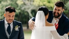 Hugo Andrade (a la derecha) pas� de dj a oficiante