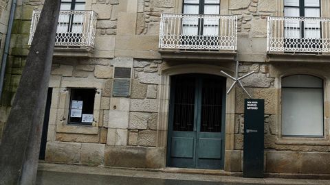 Fachada de la Casa Museo Manuel Antonio de Rianxo