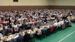 Unha das imaxes que deixou a festa dos maiores de Mux�a no 2025