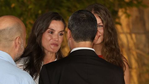 Letizia, muy atenta con Anglada